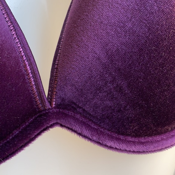 Fuzzy Purple Bra - Picture 5 of 6